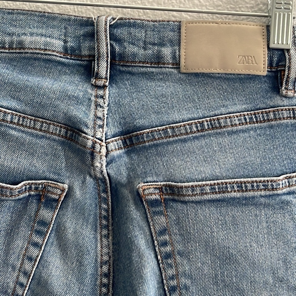 ZARA High Rise Skinny Fit Jeans Size 29 - Picture 6 of 7